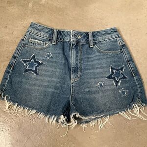 Paige Stars Jean Shorts